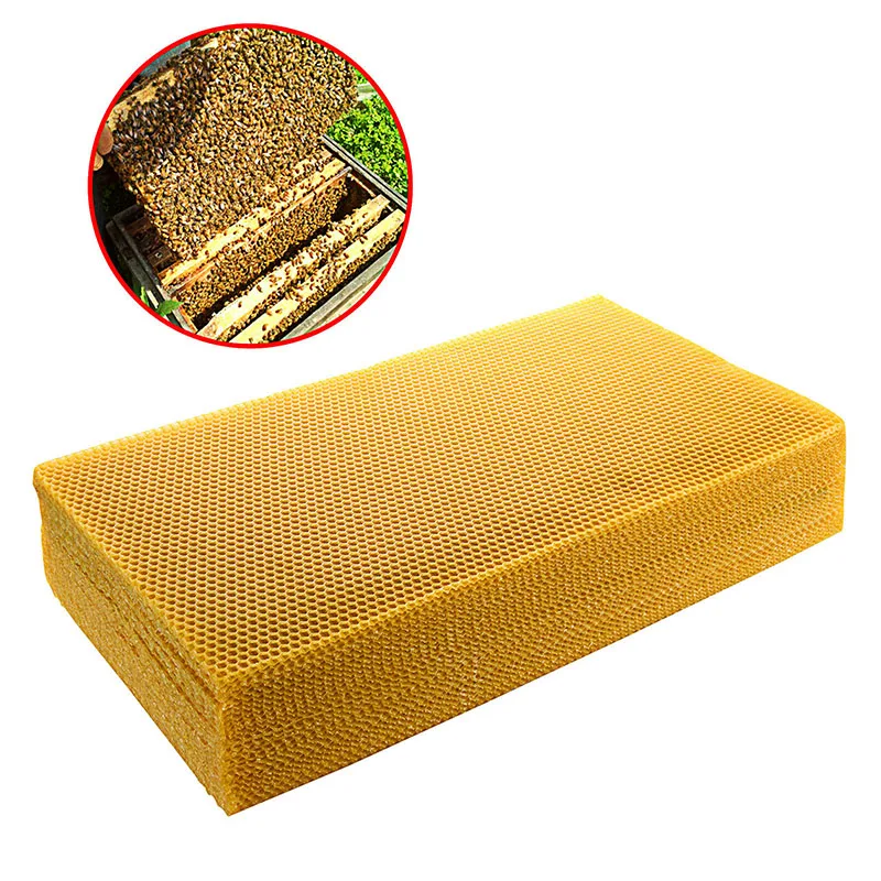 Beehive Frame Wax - 30 قطعة/الحزمة مشط النحل الأساس العسل