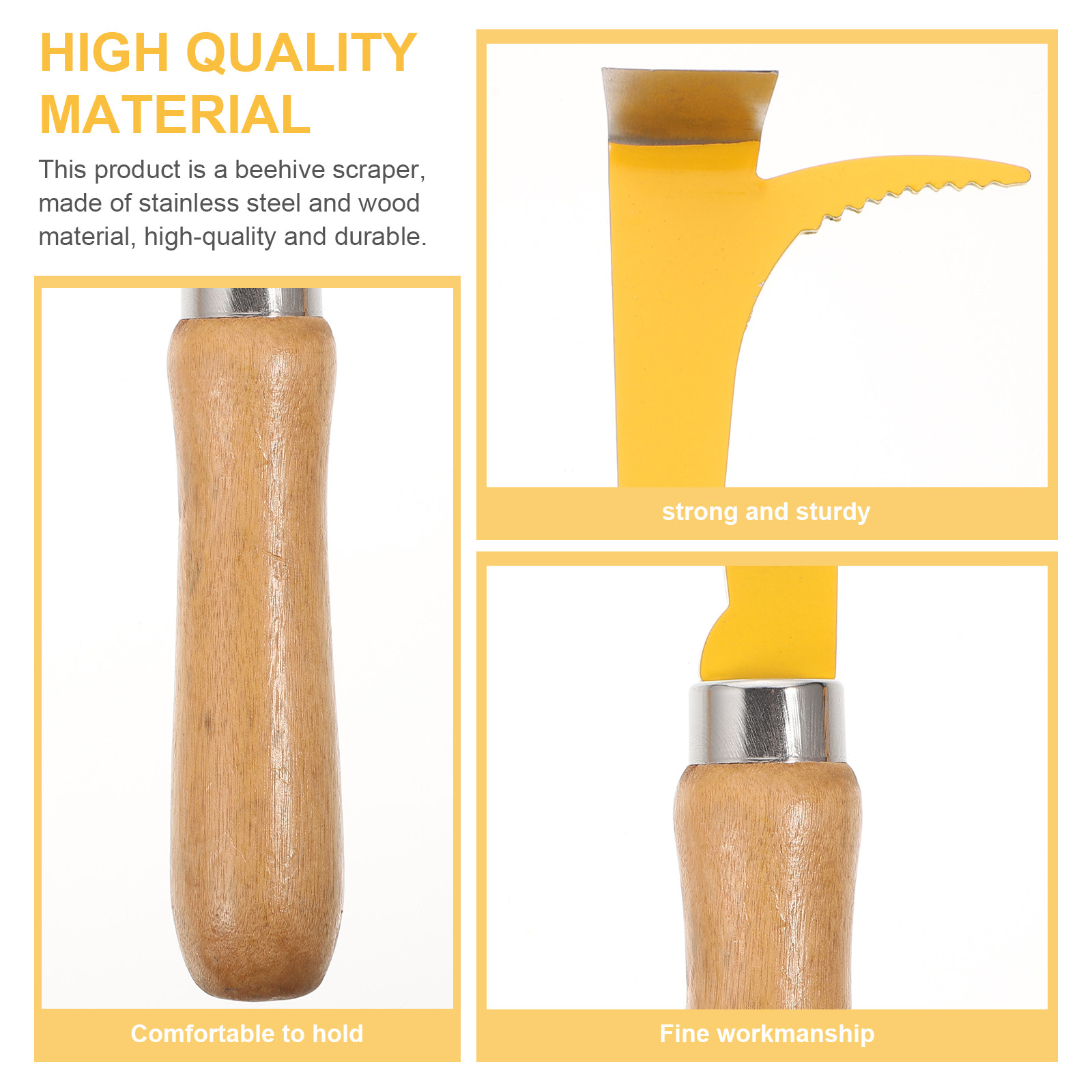 قطعتان من مكشطة خلايا النحل بم - مراجعة Beehive Frame Wax وسعره