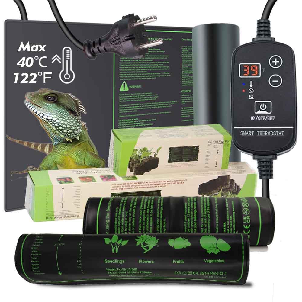 حصيرة حرارية زواحف مقاومة للما - مراجعة Seedling Heat Mat وسعره