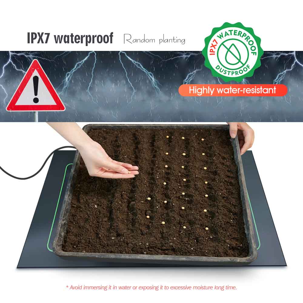 حصيرة حرارية زواحف مقاومة للما - مراجعة Seedling Heat Mat وسعره