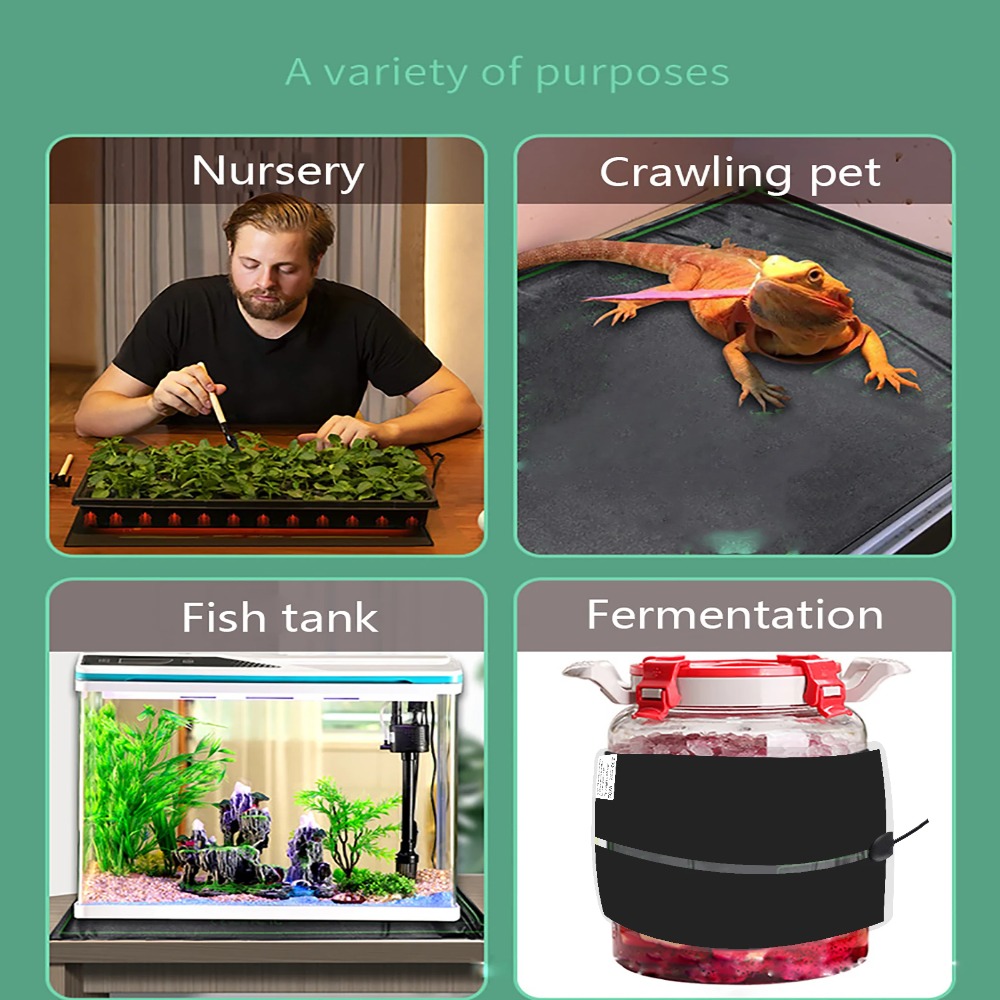 وسادة تدفئة للشتلات 5~28 واط م - مراجعة Seedling Heat Mat وسعره