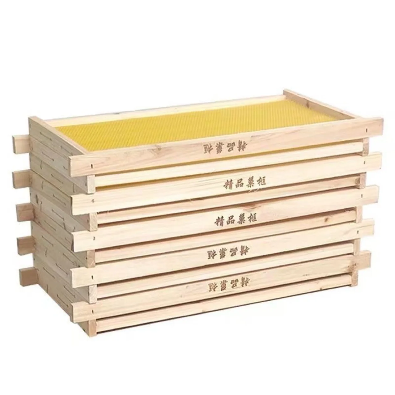 طقم خلية نحل كامل بـ 8 إطارات  - مراجعة Beehive Frame Wax وسعره