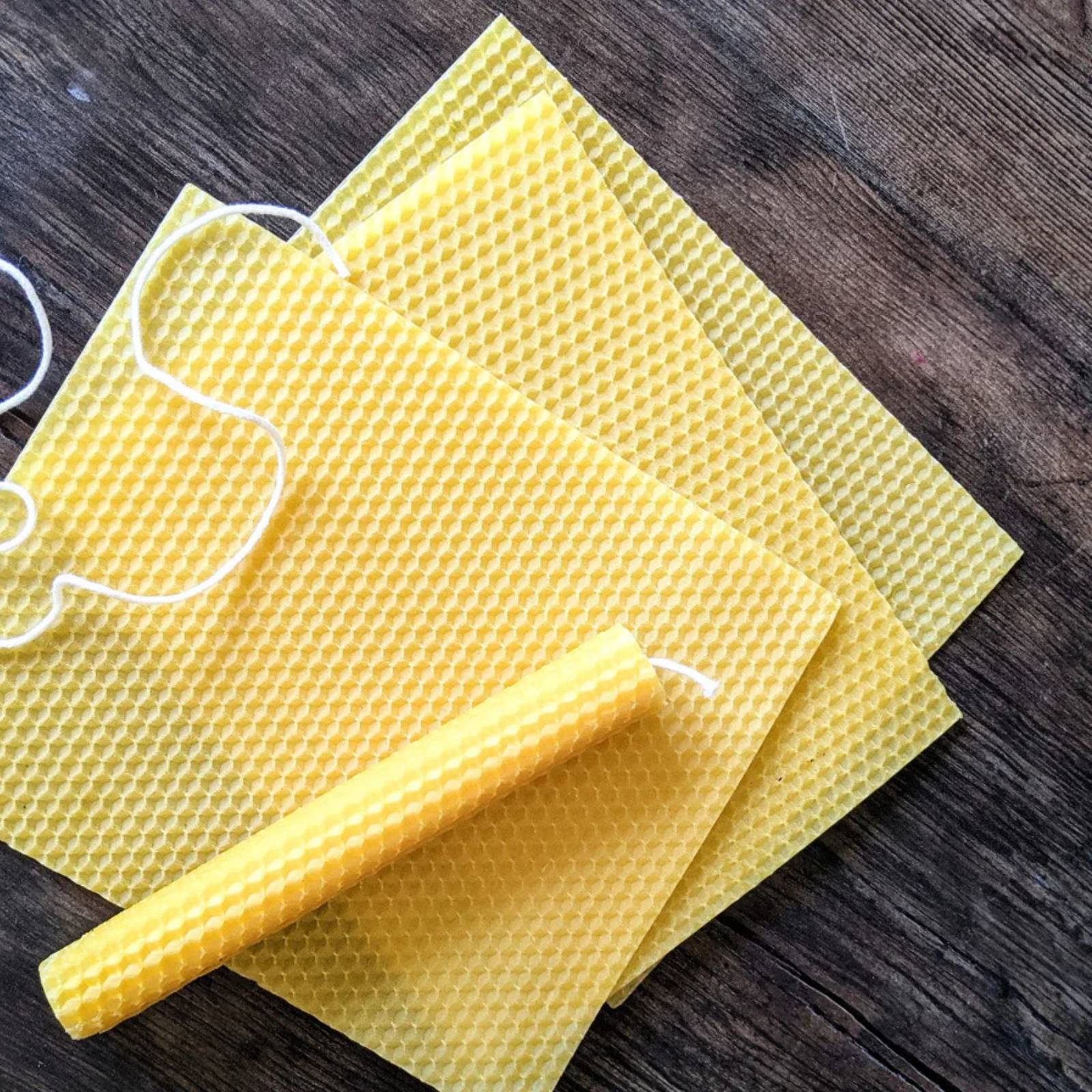 24 قطعة من صفائح الشمع الملونة - مراجعة Beehive Frame Wax وسعره